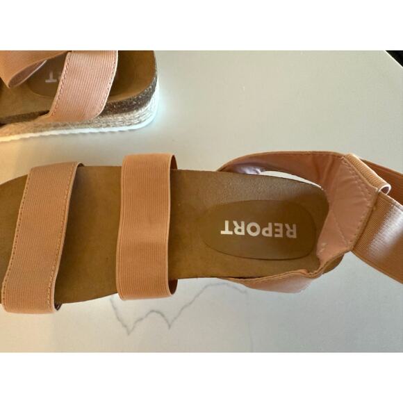 Report Footwear Blush Platform Sandals Size 7.5 NWOT - Picture 4 of 7